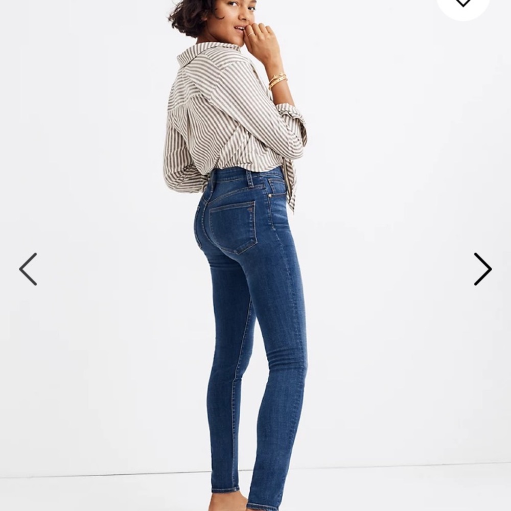 Madewell Curvy High-Rise Skinny in Hayes Wash